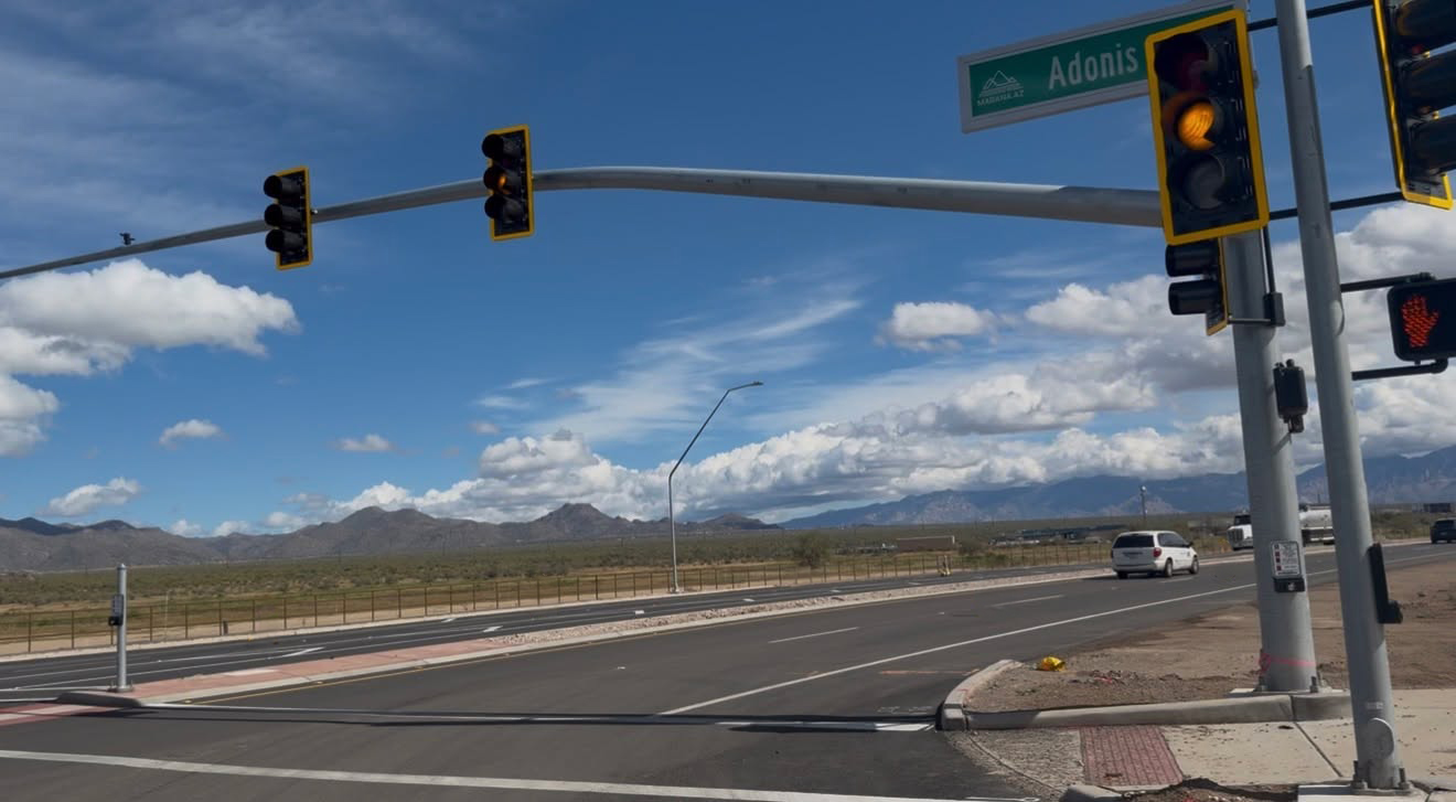 Interesection of Tangerine and Adonis Road.